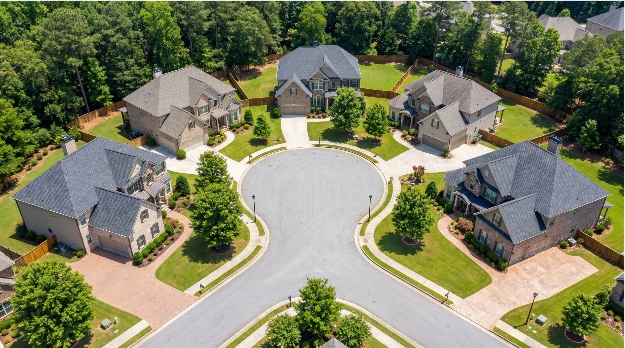 Completed single-family subdivision Atlanta Georgia — 345 CARES home builder