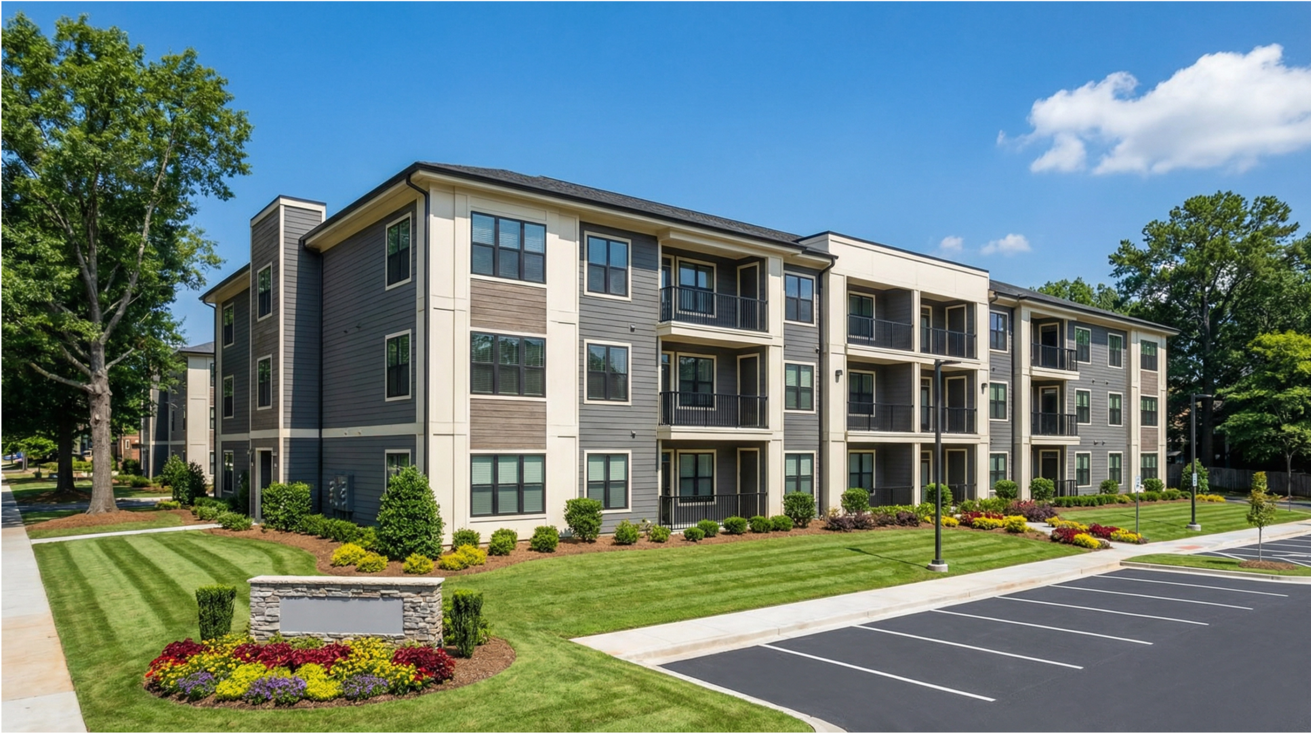 Completed multifamily exterior renovation Metro Atlanta — 345 CARES Construction