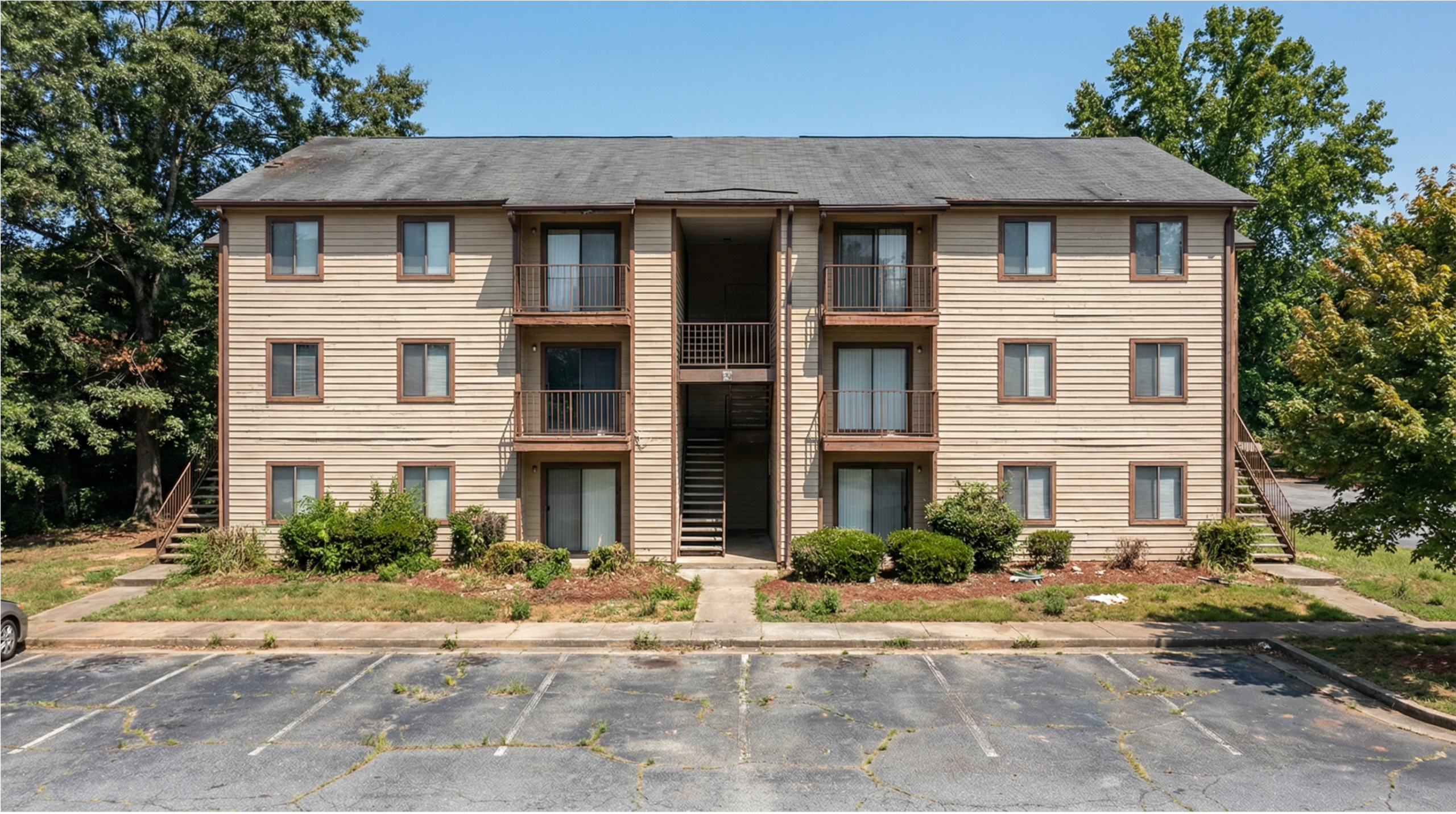 Before capital improvement renovation multifamily property Atlanta — 345 CARES